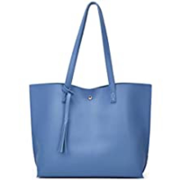 ♡woman's soft leather tote bag | large | NWT | multiple colors!♡ - Picture 3 of 10